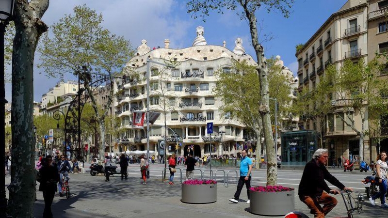 06/2022 - La Pedrera, una de los edificios más visitados de Barcelona.