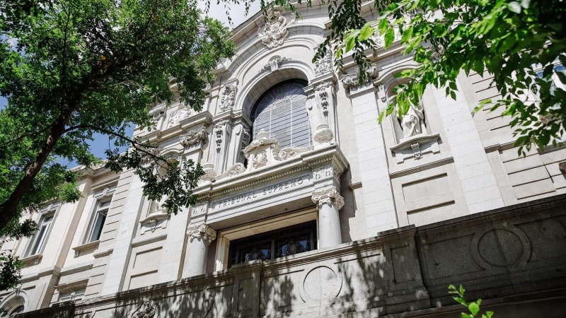 Fachada del edificio del Tribunal Supremo, donde también tiene su sede el Consejo General del Poder Judicial. E.P./Carlos Luján
