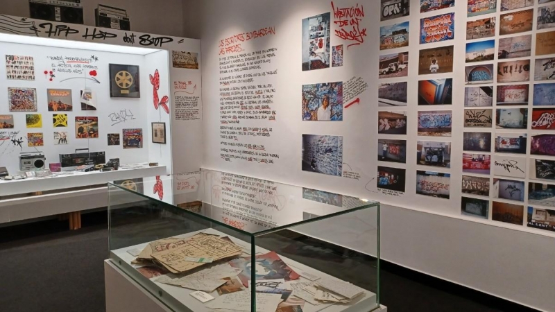 Exposición 'Todo comenzó en el 84. Orígenes del graffiti en España'.