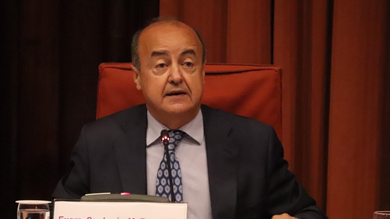 02/06/2022 - El president del TSJC, Jesús Maria Barrientos, en una sessió al Parlament.
