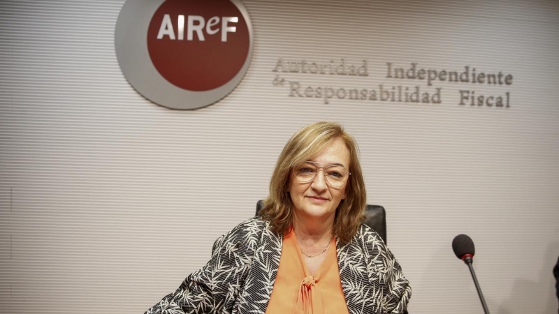 (15/7/2022) La presidenta de la AiReF, Cristina Herrero, presenta el Informe sobre la Ejecución Presupuestaria, Deuda Pública y Regla de Gasto 2022 de las AAPP, este viernes en Madrid.