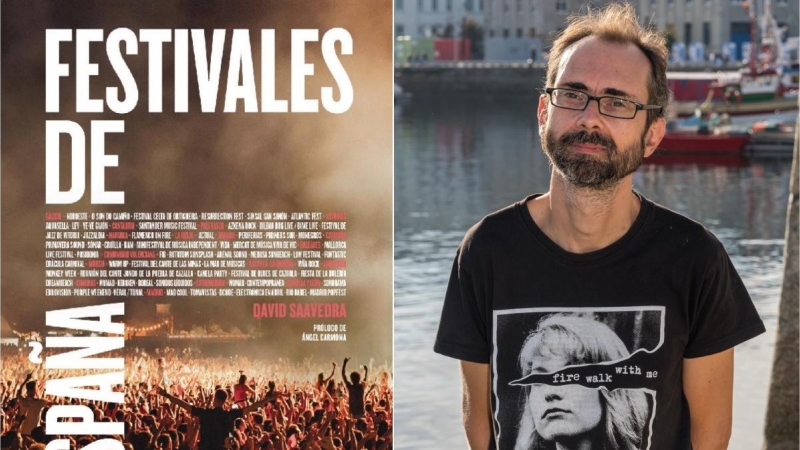 El periodista musical David Saavedra, autor de la guía ‘Festivales de España’ (Anaya Touring).