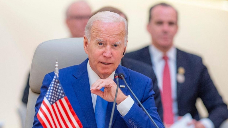 08/08/2022 Imagen del presidente de Estados Unidos, Joe Biden, a 16 de julio de 2022.
