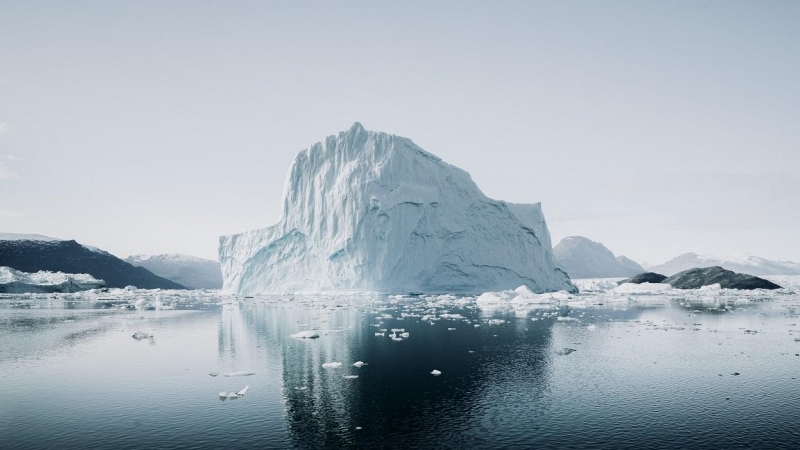 11/08/2022 Imagen de un glaciar que se derrite en el Ártico.