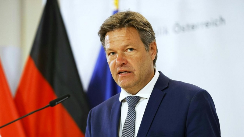 24/08/2022 El ministro de Economía alemán Robert Habeck durante una rueda de prensa en Viena, a 12 de julio de 2022.