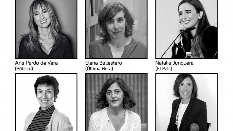 08/09/2022 - Cartel del 'Debate sobre mujeres, periodismo y memoria democrática' celebrado en Palma.