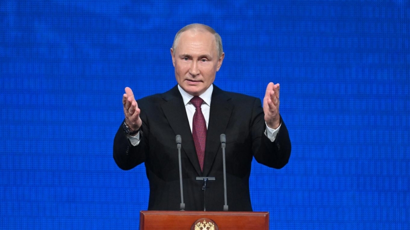 El presidente de Rusia, Vladímir Putin.