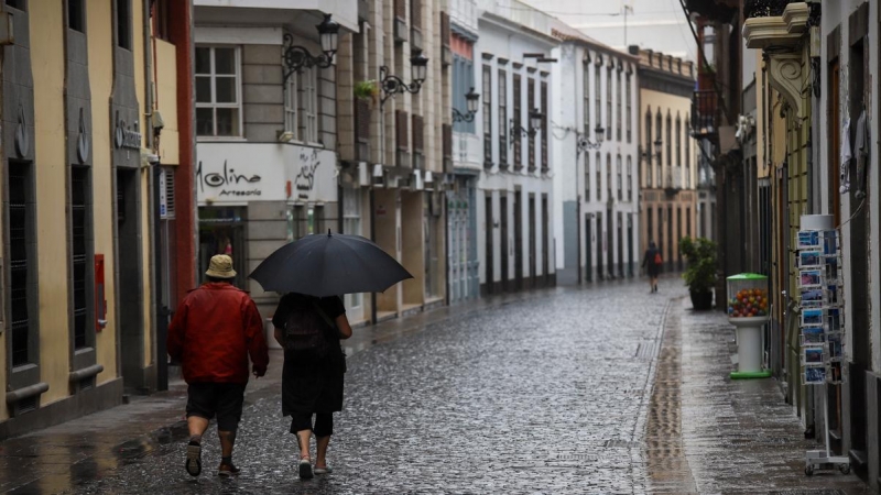 Santa cruz de La Palma ha registrado más de 20 litros por metro cuadrado a las 16:50 de la tarde del sábado, según datos del Cabildo insular, debido a la afección de la tormenta tropical Hermine.