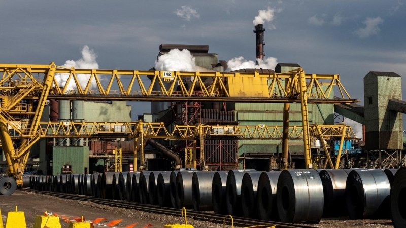 Vista de la factoría de ArcelorMittal, en Hamilton (Ontario, Canadá). REUTERS/Carlos Osorio