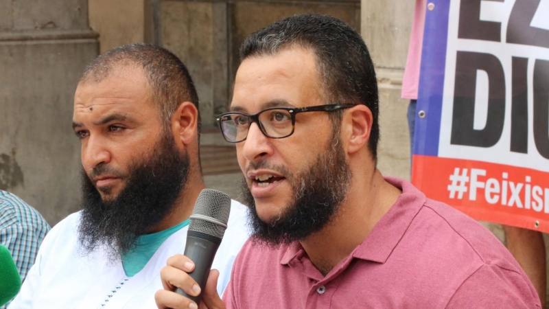 Mohamed Badaoui, activista musulmán en Reus (Tarragona), que actualmente está internado en el CIE de Barcelona para ser deportado por la Policía.