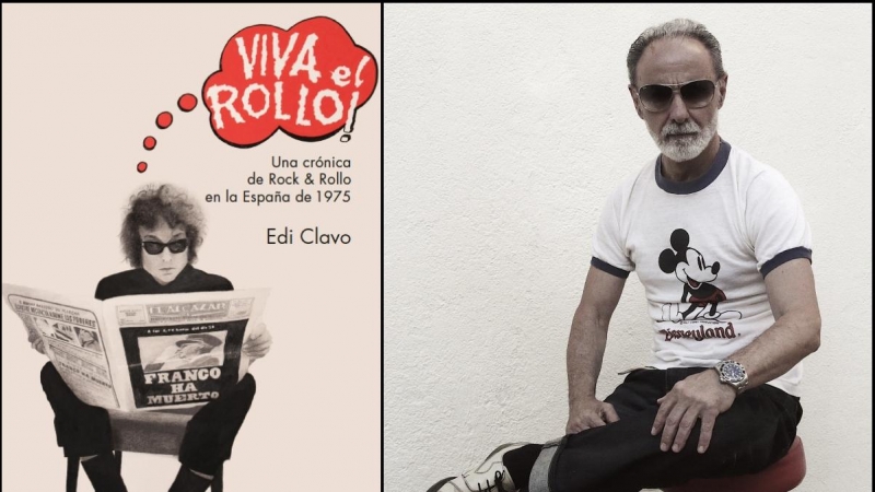 Edi Clavo, autor del libro 'Viva el rollo! Una crónica de Rock & Rollo en la España de 1975' (Sílex Ediciones).