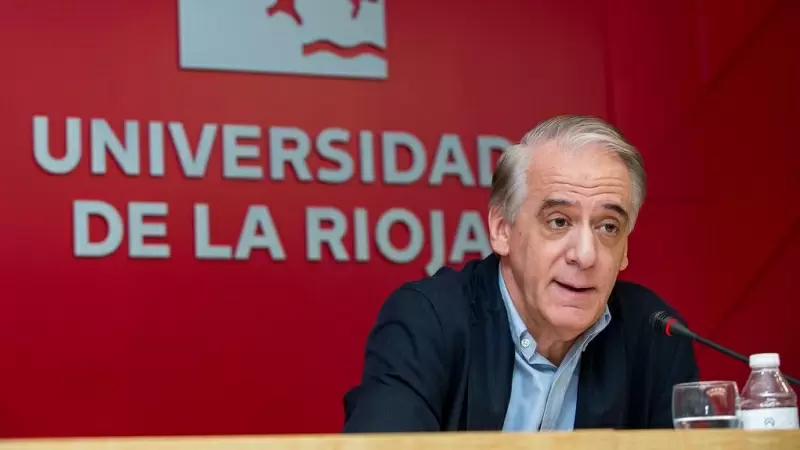 El periodista español Ignacio Cembrero en una imagen de 2017 en la Universidad de La Rioja.
