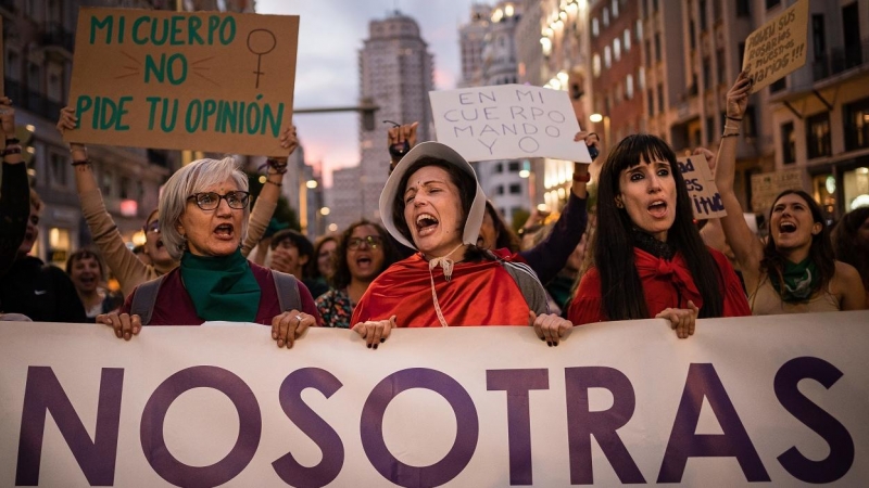 Manifestación en Madrid en defensa del derecho al aborto, a 28 de septiembre de 2022.