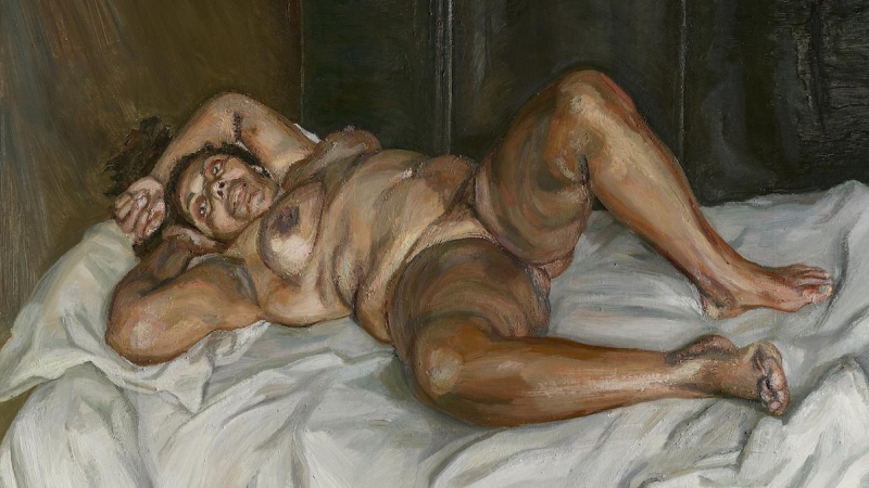 'Naked Solicitor' (2003), por Lucian Freud.