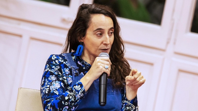 La directora de la Bonne, Marta Vergonyós, en un acte.