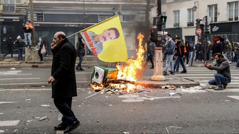 24/12/2022 manifestaciones kurdas París
