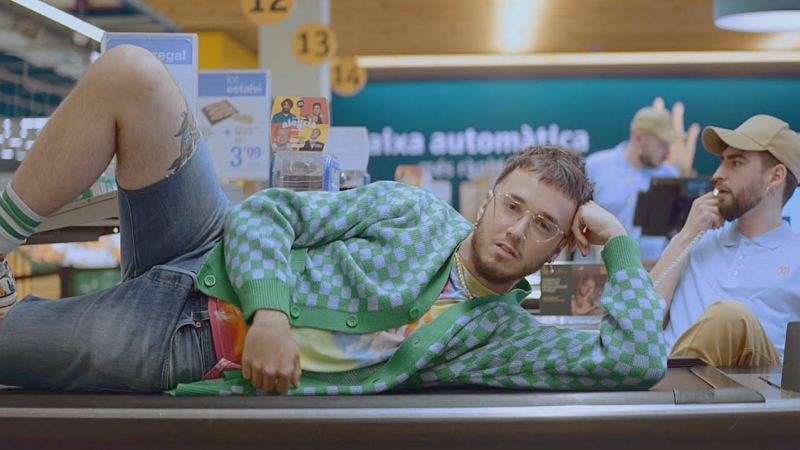 Un 'frame' del videoclip 'Supermercat' de Lildami