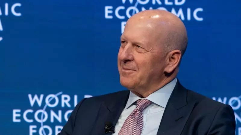 El presidente y consejero delegado del banco Goldman Sachs, David Solomon, en una intervención en el foro de Davos en enero de 2020. E.P./DPA/Sandra Blaser