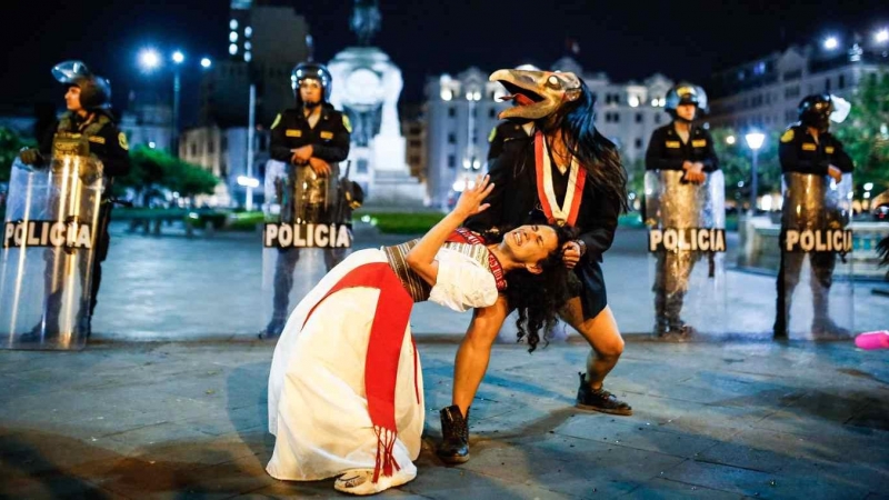 12/01/2023 protestas Lima Perú