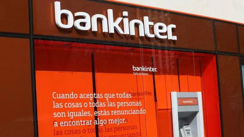 Una oficina de Bankinter en Madrid. E.P./Marta Fernández