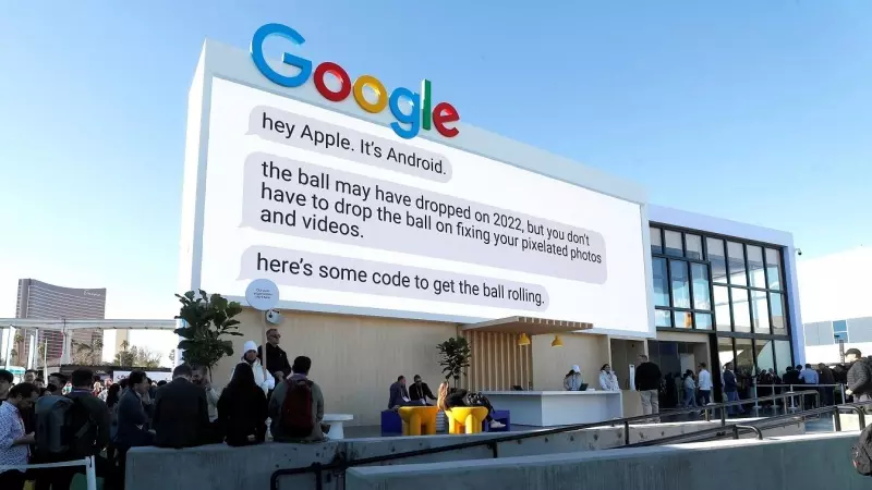 El pabellón de Google en la feria International Consumer Electronics Show 2023, que se celebra en Las Vegas (Nevada, EEUU). REUTERS/Steve Marcus