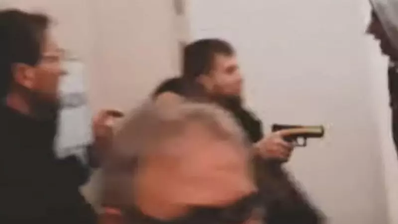 Captura del vídeo grabado por los manifestantes durante la protesta.