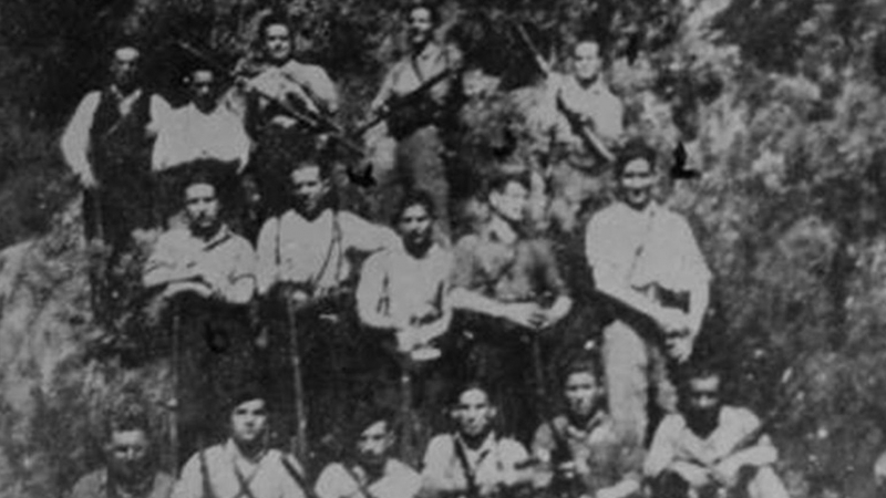 Miembros de la Federación de Guerrillas de León-Galicia.