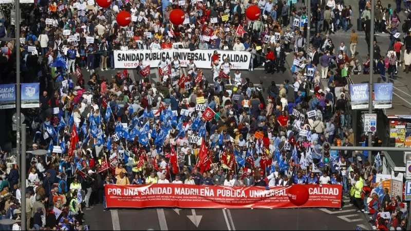 26/03/2023 Manifestación por la sanidad en Madrid