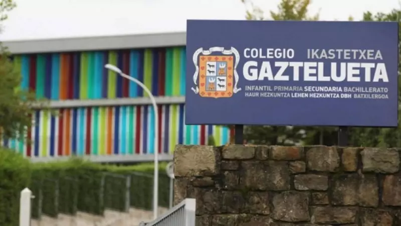 La entrada del colegio Gaztelueta de Leioa (Bizkaia), en una imagen de archivo