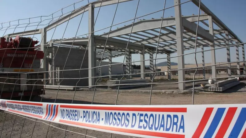Una nau en construcció on hi va haver un accident mortal a Les Franqueses del Vallès, en una imatge d'arxiu