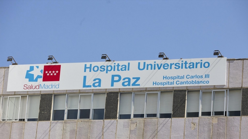 Fachada del Hospital Universitario La Paz, a 24 de julio de 2022, en Madrid (España).