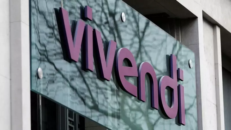 El logo del grupo galo de medios Vivendi, en sus oficinas en París. REUTERS/Violeta Santos Moura