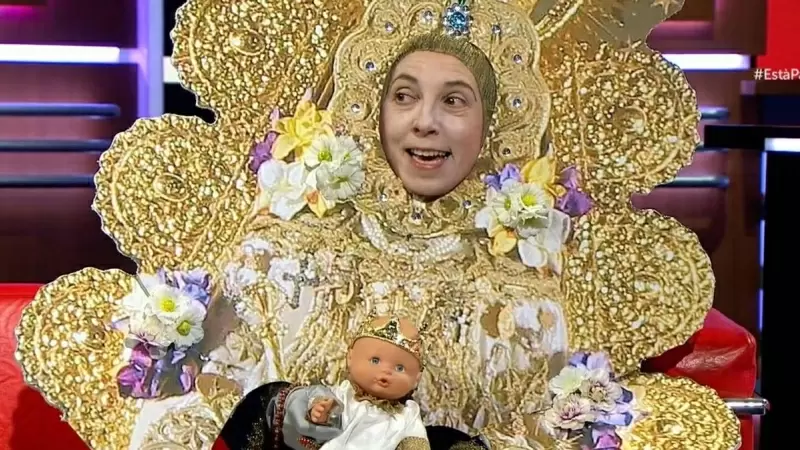 Parodia de la Virgen del Rocío en TV3. (TV3)