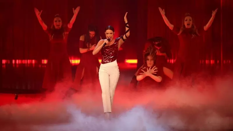 Blanca Paloma en la final de Eurovisión