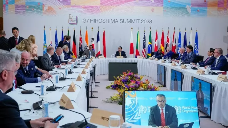 Líderes internacionales asisten a la cumbre del G7 en Hiroshima (Japón), a 20 de mayo de 2023