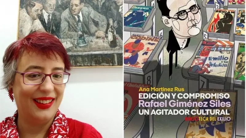 Ana Martínez Rus, autora de la biografía sobre Rafael Giménez Siles, promotor de la Feria del Libro de Madrid.