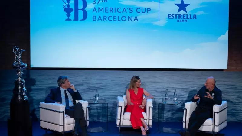 Presentación en Barcelona de Estrella Damm como patrocinadora de la 37ª America's Cup de vela