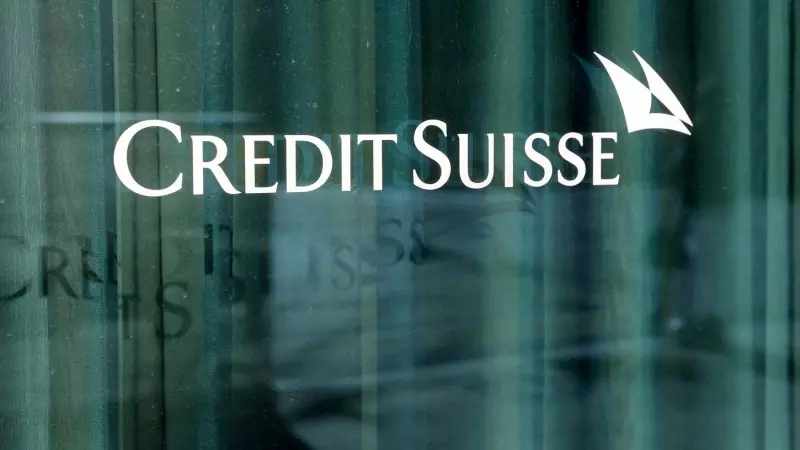 El logo de Credit Suisse en una oficina en Ginebra (Suiza). REUTERS/Denis Balibouse