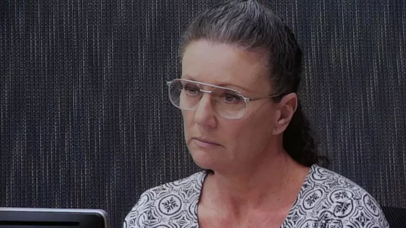 Imagen de Kathleen Folbigg tomada de un video durante su proceso judicial en el Tribunal Forense de NSW en Sydney, a 1 de mayo de 2023.