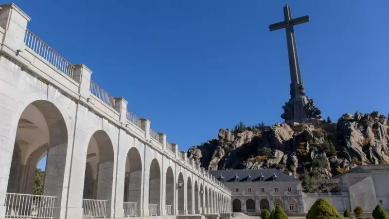 Imagen de archivo de la abadía benedicta del Valle de los Caídos en San Lorenzo de El Escorial, Rafael.