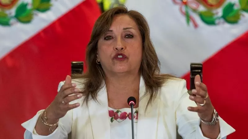 La presidenta de Perú, Dina Boluarte durante un discurso en Lima el pasado 9 de junio de 2023.