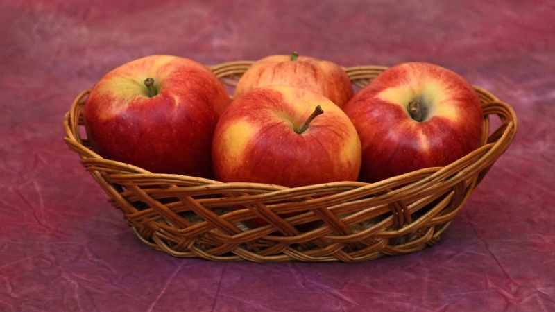 Fruiter amb pomes gala Pixabay