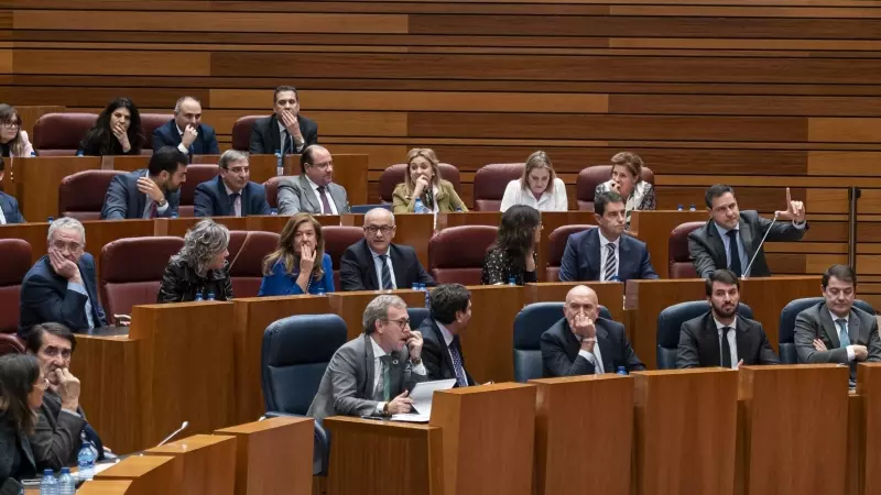 Pleno de la Junta de Castilla y León, a 23 de diciembre de 2022.
