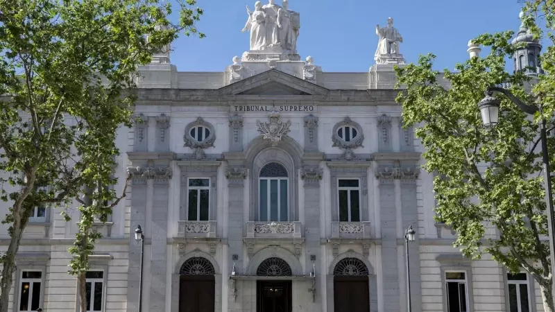 Foto de archivo, edificio del Tribunal Supremo, en Madrid.