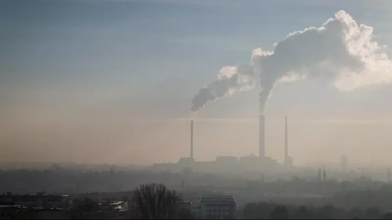 09/01/2017 - Alto nivel de smog y contaminación del aire en Varsovia, Polonia, a 9 de enero de 2017.