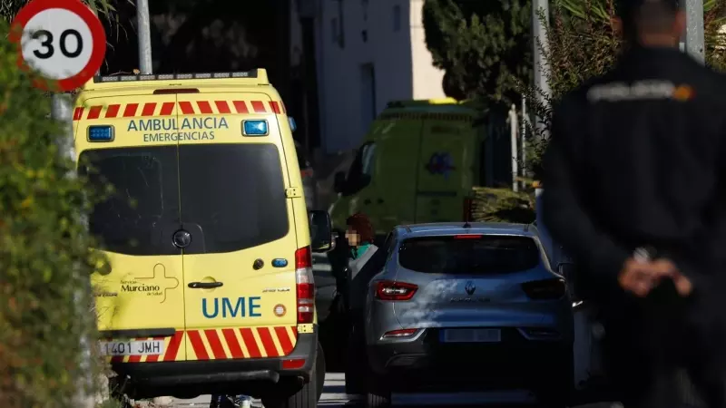 Foto de archivo, una ambulancia en la Región de Murcia