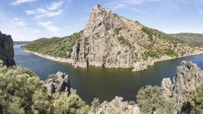 Vista del Parque Natural de Monfragüe, en Extremadura.