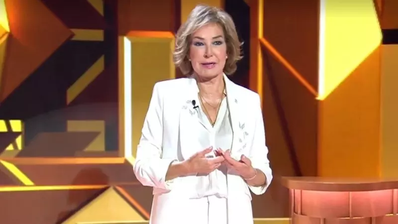 La presentadora Ana Rosa Quintana durante el estreno de su programa vespertino 'TardeAR', a 18 de septiembre de 2023.