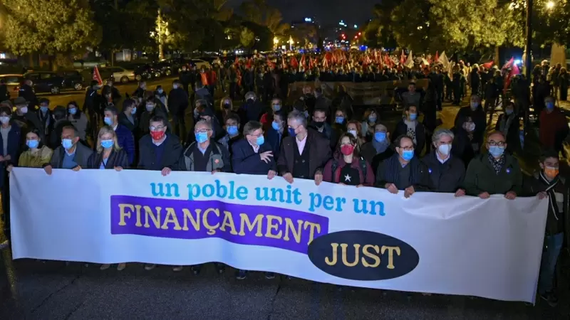 09/10/2023 Manifestación en València en 2021 pidiendo un nuevo sistema de financiación autonómico.