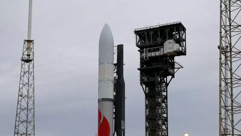 El cohete Vulcan antes de su lanzamiento desde Cabo Cañaveral, Florida, EE.UU., el 7 de enero de 2024.